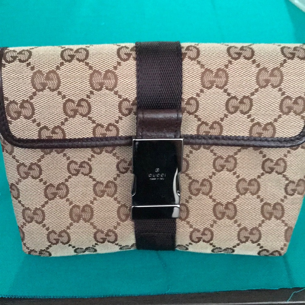 🎃Special!! Gucci GG canvas waist bag
